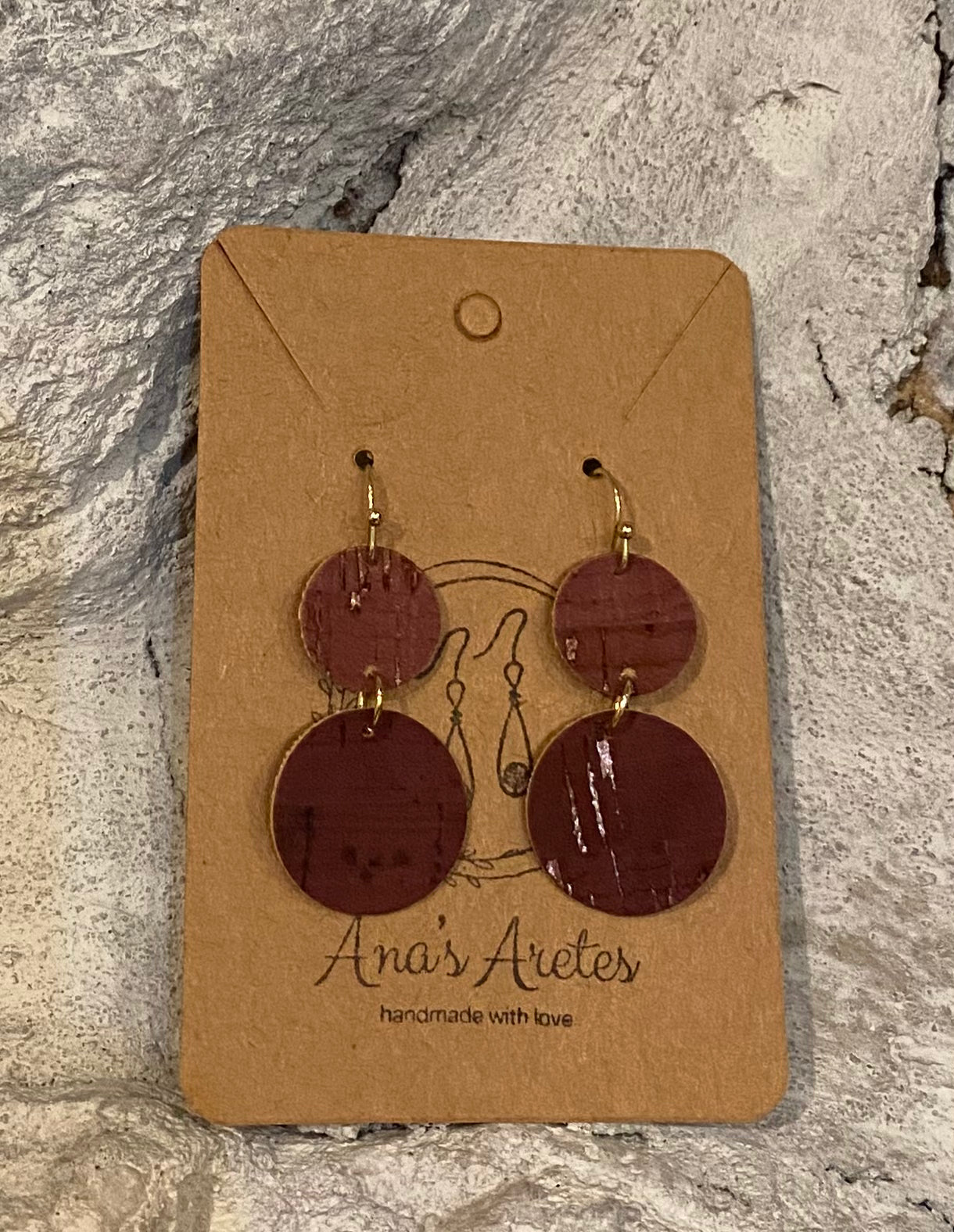 Plumb Cork Rachel Earrings