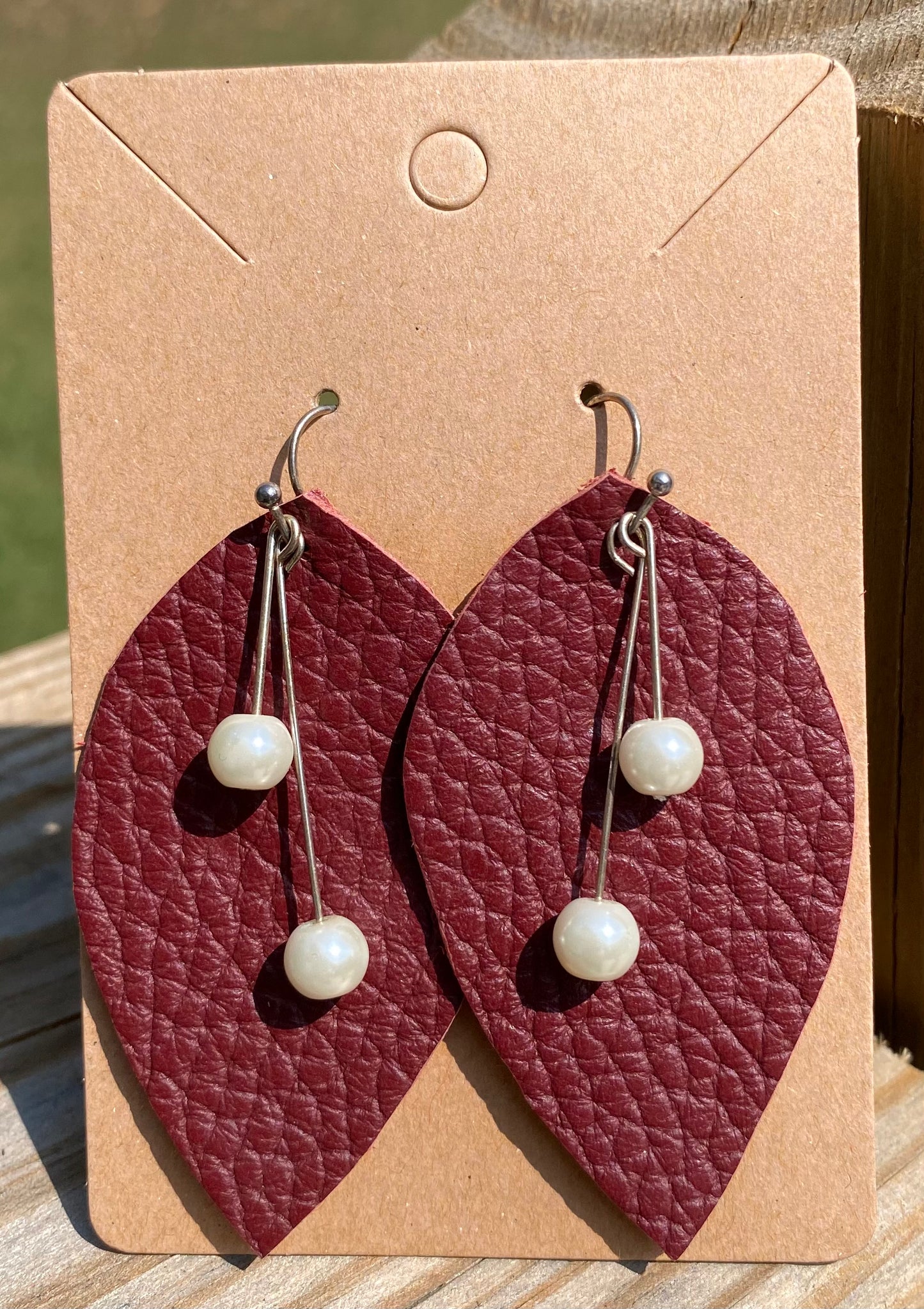 Tres en Uno (3 in 1's) Leather Earrings (Click on this picture for more options!)