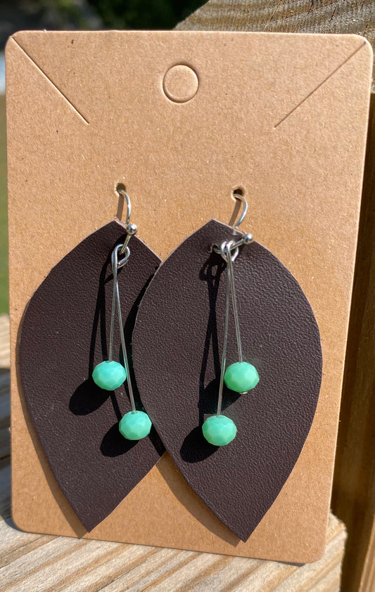 Tres en Uno (3 in 1's) Leather Earrings (Click on this picture for more options!)