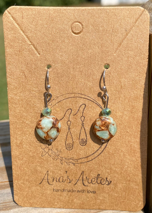Mint Amanda Earrings