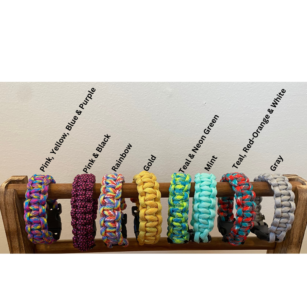 Paracord Bracelets (Click on this picture for more options!)